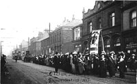 Oldham Women's Suffrage Society, 1912 Procession